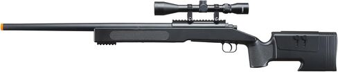 Aluminum M62 Airsoft Sniper Rifle with Metal Magnified Scope – Bolt Action Spring-Powered Airsoft Gun for Extreme Power & Accurate Long-Range Sniping in Saudi Arabia