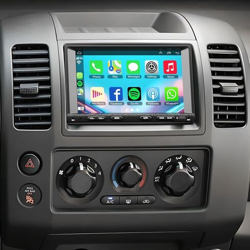 راديو سيارة Android 13 Double Din لسيارة Nissan Sentra 2007-2012، وحدة رأسية بشاشة تعمل باللمس مقاس 7 بوصات مع Carplay لاسلكي Android Auto، ملاحة GPS، بلوتوث FM/DSP/SWC، كاميرا احتياطية in Kuwait