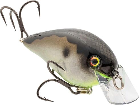 Strike King (HCKVD1.5E-427) KVD Elite 1.5 Squarebill, Shallow-Running Crankbait, Silent Hunting Action, 3/8-Ounce, Dives 3 to 6-Feet, Size 4 Mustad Triple Grip Treble Hooks, Mirage Gizzard Shad in Saudi Arabia