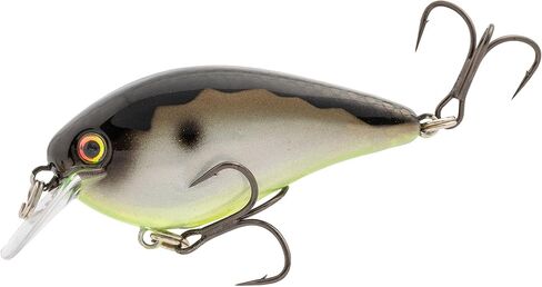 Strike King (HCKVD1.5E-427) KVD Elite 1.5 Squarebill, Shallow-Running Crankbait, Silent Hunting Action, 3/8-Ounce, Dives 3 to 6-Feet, Size 4 Mustad Triple Grip Treble Hooks, Mirage Gizzard Shad in Saudi Arabia