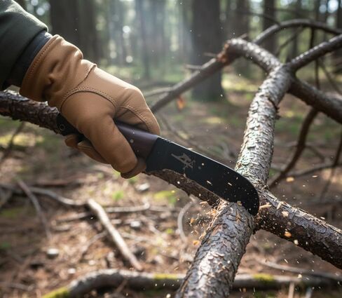 Handmade Fixed Blade Carbon Steel Lineman’s Hawkbill knife with Leather sheath, Heavy Duty Utility Knife blade Electrician Wire Skinning knife for professional in Kuwait