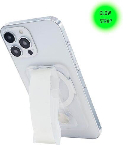 LOVEHANDLE PRO لمقبض الهاتف المغناطيسي المتوافق مع MagSafe - حزام الهاتف - حامل ومقبض ومسند للهواتف الذكية والكمبيوتر اللوحي - توهج طبيعي - مؤهل لجميع أجهزة MagSafe in Kuwait