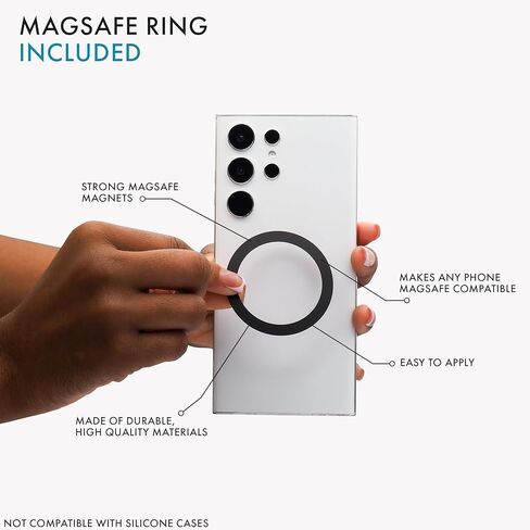 LOVEHANDLE PRO لمقبض الهاتف المغناطيسي المتوافق مع MagSafe - حزام الهاتف - حامل ومقبض ومسند للهواتف الذكية والكمبيوتر اللوحي - توهج طبيعي - مؤهل لجميع أجهزة MagSafe in Kuwait