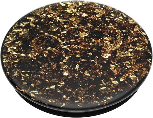 PopSockets: حامل ومقبض PopGrip الموسع مع جزء علوي قابل للتبديل للهواتف والأجهزة اللوحية - Foil Confetti Gold in Saudi Arabia