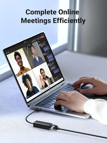 USB to Ethernet Adapter, 100Mbps Plug and Play Ethernet Adapter with USB 2.0, Driver Free, RJ45 LAN Network Dongle Compatible with Nintendo Switch, Laptop, PC, MacBook, Windows, macOS, Linux in Saudi Arabia