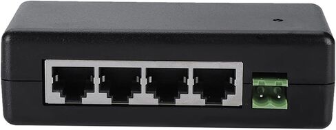 بو كاميرا رابط باورلاين محول 11 × 5 × 4 DC9V 48 فولت 4 ميناء بو محول الطاقة بو إيثرنت إمدادات الطاقة حاقن DC9V 48 فولت IP كاميرا in Saudi Arabia