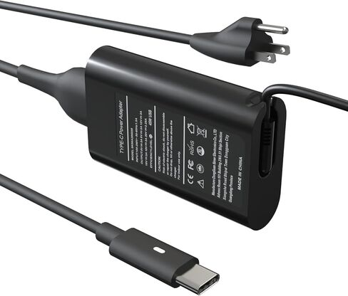 شاحن كمبيوتر محمول بمحول طاقة USB C بقدرة 45 وات متوافق مع Dell XPS 13 9300 9380 9370 9365 9360 9333 9310 9315 Latitude 5175 5285 5289 5290 7200 نوع C شاحن كمبيوتر سريع الشحن in Kuwait