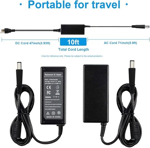 محول شاحن الكمبيوتر المحمول 65 وات لجهاز Dell Chromebook 11 3120 3180 3189 Latitude E7240 E7250 E7270 E7280 E7440 E7450 E7470 E7480 E5430 E5440 E5450 E5470 E5480 E5580 LA65NS2-01 Pa-12 PC سلك الطاقة العرض. in Kuwait