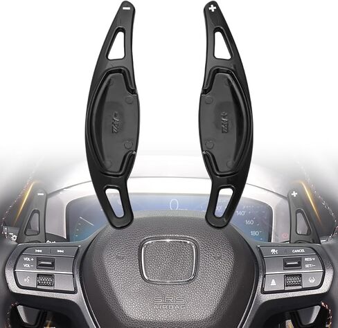 تمديد عجلة القيادة من ألياف الكربون متوافق مع Honda Civic Accord CR-V Pilot 2023 2024 2025 ملحقات غطاء ممتد لمجداف ناقل الحركة in Kuwait