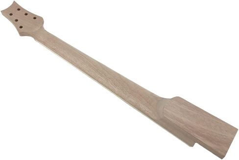 Yinfente Electric Guitar Neck Replacement 22 fret 24.75 inch Unfinished Rosewood Fretboard (24.75inch) in Saudi Arabia