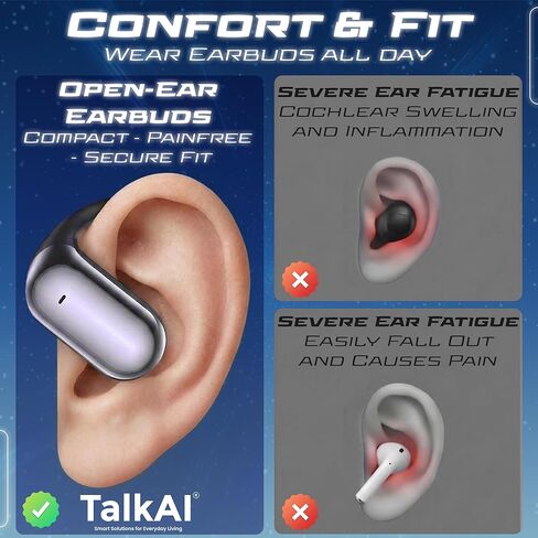 Al Translation Earbuds, Real-Time Translator Earbuds with 164 Languages, Bluetooth 5.3 Wireless Earbuds for Travel & Learning, Smart Translation Modes with Charging Case in Saudi Arabia