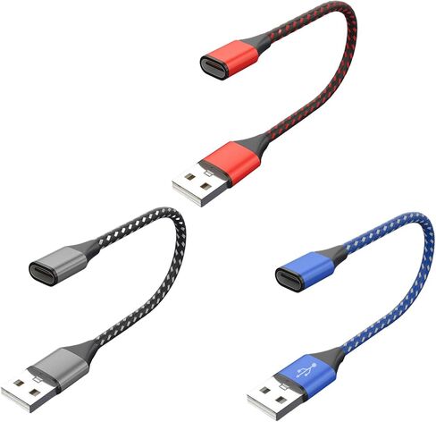 USB C Female to Male Adapter Type C to 2.0 Charger Cable Data Transfer Converter Adapter for Phone Laptop in Saudi Arabia