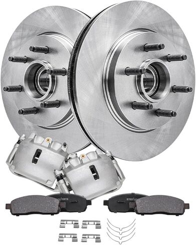 Detroit Axle - Front Brake Kit for BMW 323i 328i xDrive X1 Disc Brake Rotors Ceramic Brakes Pads Replacement : 12.28" inch Rotor in Saudi Arabia