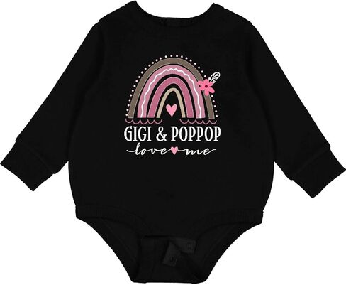 بدلة Inktastic Gigi وPopPop Love Me Rainbow Baby Fleece in Kuwait