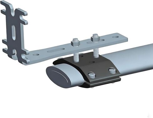 Universal Roof Rack Clamp Kit for Slotless Crossbars, 6061 Aluminum, 4 Plates Total – Forms 2 Complete Clamps (NOT 4 Clamps), Creates Mounting Point for Awning Brackets & Accessories in Saudi Arabia