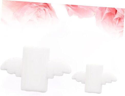 Angoily 2pcs Cartoon Wing USB Cable Protector White Charger Cord Saver for Data and Cute Design for Daily Use and Preventing Breakage in Saudi Arabia