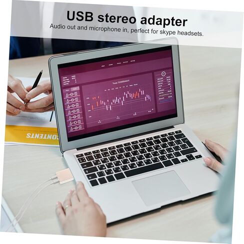 محول صوت ستيريو لقناة بطاقة الصوت الخارجية USB مع غلاف من سبائك الألومنيوم USB إلى سماعة الرأس ومقبس الميكروفون للكمبيوتر المحمول وواجهة صوت متعددة القنوات لون عشوائي in Saudi Arabia