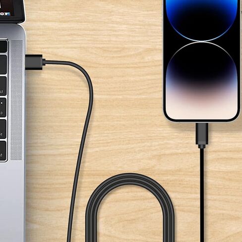 USB C Cable, Fast USB Type C Charging Cable Compatible with Android/Phone/Pad/Laptop, Type C Charger Braided USB Cable Compatible withi Phone 16/15/Pro/Plus/Max, Compatible with Samsung in Saudi Arabia
