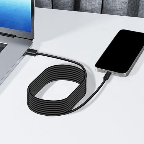 USB C Cable, Fast USB Type C Charging Cable Compatible with Android/Phone/Pad/Laptop, Type C Charger Braided USB Cable Compatible withi Phone 16/15/Pro/Plus/Max, Compatible with Samsung in Saudi Arabia