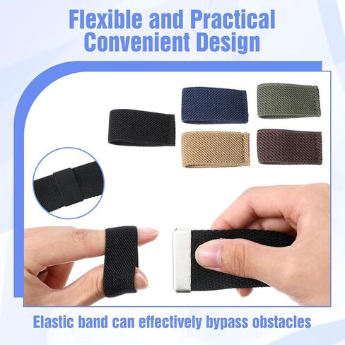 10 Pcs Elastic Belt Keepers Strap, Belt Loop Stays Backpack Straps Holder Retainer Band for 1.5" Wide Belts/Straps in Saudi Arabia