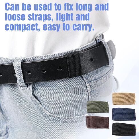 10 Pcs Elastic Belt Keepers Strap, Belt Loop Stays Backpack Straps Holder Retainer Band for 1.5" Wide Belts/Straps in Saudi Arabia