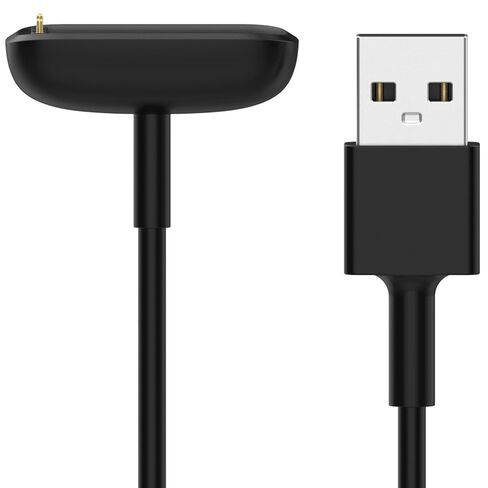 شاحن متوافق مع Fitbit Charge 6/Charge 5/Luxe، كابل شحن USB-A مغناطيسي بديل للساعة الذكية 3.3 قدم/1 متر in Kuwait