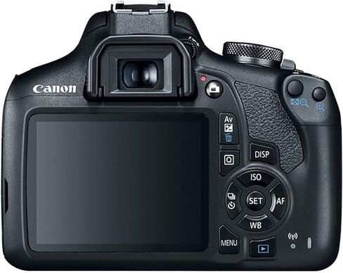 Canon EOS Rebel T7 Camera Bundle w/EF-S 18-55mm F/3.5-5.6 is II Zoom Lens with 128GB Extreme Speed, LED Video Light, Camera Case, Tripod,Spare Battery, Filter Kit, More (Essential DSLR Kit) (Renewed) in Saudi Arabia