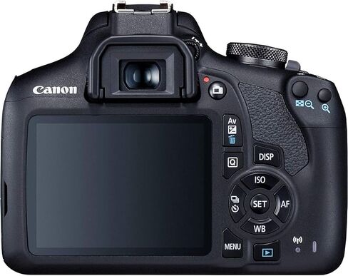 Canon EOS 2000D / Rebel T7 DSLR Camera (Body Only) + 64 GB Memory + Tripod + Monopod + Extra Battery + More (21pc Bundle) (Renewed), Black in Saudi Arabia