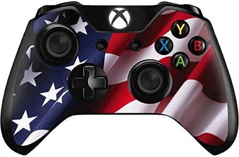 غلاف Skinit المخصص للألعاب المتوافق مع وحدة تحكم Xbox One - مصمم في الأصل بتصميم العلم الأمريكي in Kuwait