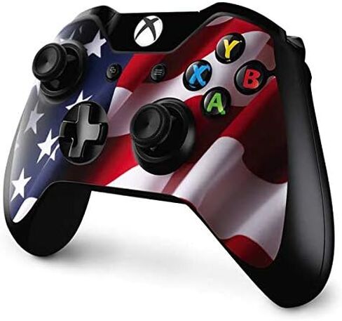 غلاف Skinit المخصص للألعاب المتوافق مع وحدة تحكم Xbox One - مصمم في الأصل بتصميم العلم الأمريكي in Kuwait
