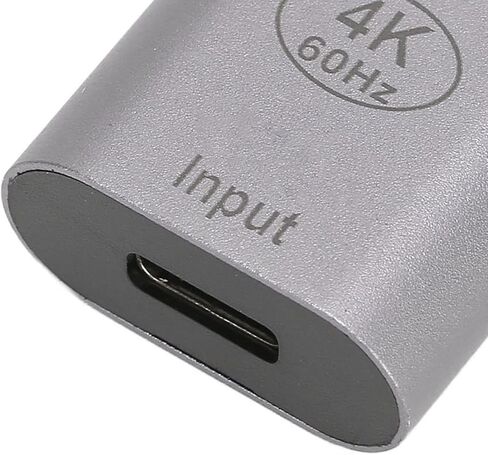محول USB C أنثى إلى ذكر 4K 60HZ عالي السرعة للكمبيوتر الشخصي والهواتف اللوحية مع مادة سبائك الألومنيوم المتوافقة مع اجتماعات الكمبيوتر المحمول OS X والعروض التقديمية in Kuwait