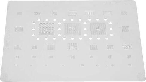 Aramox Phone CPU BGA Reballing Stencil، قالب BGA Reballing من الفولاذ المقاوم للصدأ لسلسلة A520، S5mini، تصميم مدمج لسهولة الحمل in Saudi Arabia