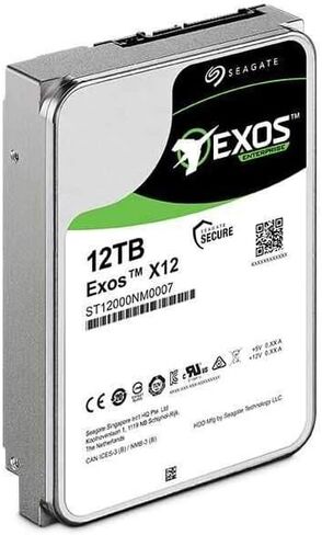 Seagate Exos X14 ST12000NM0038 12 TB Hard Drive - 3.5" Internal - SAS (12Gb/s SAS) (Renewed) in Saudi Arabia