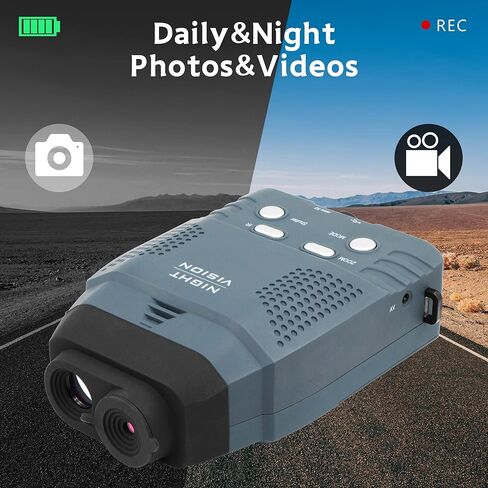 منظار رؤية ليلية رقمي محمول، بصريات جديدة تسجل صورة الفيديو مع بطاقة Micro SD in Kuwait