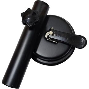 Flag Pole Holder Suction Cup Style Universal Flag Pole Mounting Bracket Heavy Duty Multi-Function Flagpole Bracket for RV Truck Car SUV ATV, for Street Games House Roof Yard