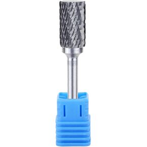 1 قطعة 6/11 بوصة / 14 مم SA-6 مبرد دوار من كربيد التنجستن، 1/4 بوصة (6 مم) ملف دوار ذو شكل أسطواني مزدوج القطع لقم ثقب مطحنة القالب الدوارة in Kuwait