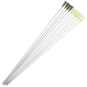 BENECREAT 10Pcs 304 Stainless Steel Dispensing Needle, 20 Gauge Stainless Steel Long Needles with Luer Connector for Cartridge, Alcohol, Essential Oil Dispensers