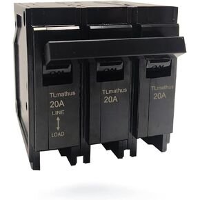 Q350 50-Amp Three Pole Type QP Circuit Breaker Plug-in Mount Standard MCB Thermal Magnetic Protection, 10KA 120/240V, Compatible with Siemens PL and ES Series Load Centers(3P 50A)