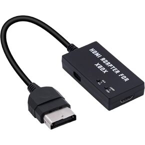 Mcbazel Original Xbox to HDMI Adapter, HD Link Cable Support 1080P/720P Xbox to HDMI Converter for Xbox Gen. 1 - Black