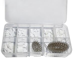 XUGERIP 495Pcs JST SH1.0MM Connector Kit, 1.0 MM Pitch Connectors, 2/3/4/5/6/7/8/9/10 Pin Male Housing Adapter Plug Terminal
