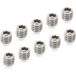 برغي نكش PATIKIL M3x5mm، 10 عبوات مترية برأس مقبس سداسي من النايلون مجموعة براغي أدوات محرك سداسية داخلية، 304 من الفولاذ المقاوم للصدأ in Kuwait