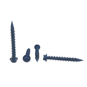 Chenango Supply 3/16 x 1-3/4" Hex Head Concrete Screw Anchor. 100 Pieces with Drill Bit (Miami-Dade Compliant) (3/16 x 1-3/4)
