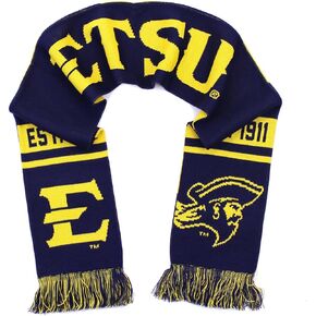 Tradition Scarves ETSU Scarf - East Tennessee State Bucs Knitted Classic