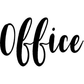 CreativeSignsnDesigns Door Vinyl Decal - Pantry, Restroom, Closet Water, Closet, Laundry, Office, toilettes, Bathroom (Office, Black)