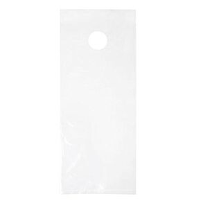 ClearBags LDPE Clear Door Knob Bags, 6x15, Clear, 1000 Pack, Door Hanger Clear Bag with Cut Out Hole for Hanging School Supplies, Business Flyer, Newspaper, Merchandise, Magazine Hangers, DK5