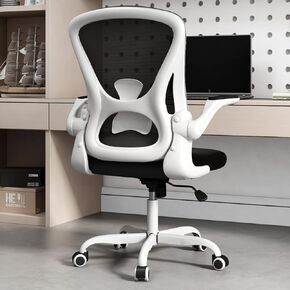 Sytas Home Office Chair Ergonomic, Mesh Desk Chair Lumbar Support, Ergonomic Computer Chair Adjustable Armrest(Pink)