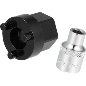 Hihaha 20mm A/C Compressor Clutch Hub Remover Tool for Mercedes-Benz C350 / Front A/C Clutch Removal Tool/Durable Metal / 1Pcs Black