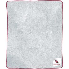 Northwest NFL Silk Touch Sherpa Throw Blanket - Soft & Fluffy - Great for Gamedays - 60" x 50" - Experience Ultimate Comfort (New York Giants - Blue)