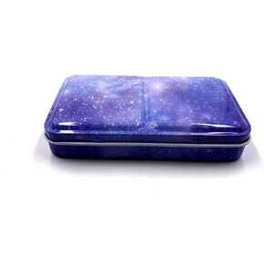 Aliotech Travel Artist Empty Watercolor Tins Box Palette Paint Case,Small Colorful Tin with 12 Pcs Half Pans (Sky)