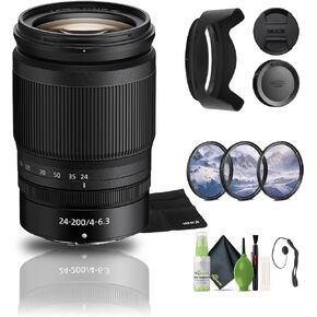 Nikon NIKKOR Z 24-200mm f/4-6.3 VR Telephoto Zoom Lens (20092) Bundle in Kuwait
